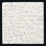 Math Hand Written Calculations Illustrations Stone Coaster<br><div class="desc">Math calculations and equations with graphs illustrations to wow a math nerd or teacher. Perfect gift for any mathematics lover, accountant, or physicist</div>