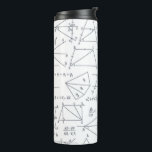 Math Hand Written Calculations Illustrations Thermal Tumbler<br><div class="desc">Math calculations and equations with graphs illustrations to wow a math nerd or teacher. Perfect gift for any mathematics lover, accountant, or physicist</div>