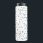 Math Hand Written Calculations Illustrations Thermal Tumbler<br><div class="desc">Math calculations and equations with graphs illustrations to wow a math nerd or teacher. Perfect gift for any mathematics lover, accountant, or physicist</div>
