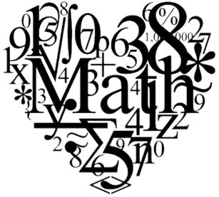 Math Heart Postcard