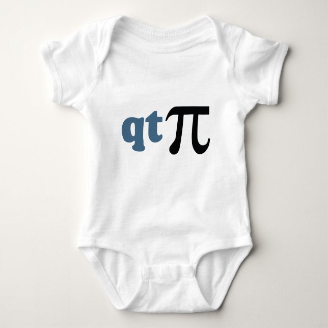 Math Humor - Cute Tee Pi (Front)