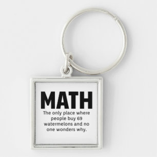 Math Humor Keychain