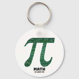 Math I Love It - Science Quotes Keychain
