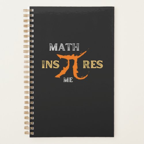 Math Inspires Me Pi Day Short Math Quote  Planner