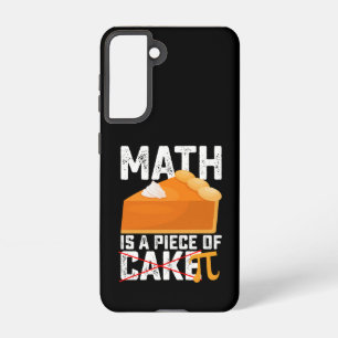 Math Is A Piece Of Cake Pi Day Funny Samsung Galaxy S21 Case