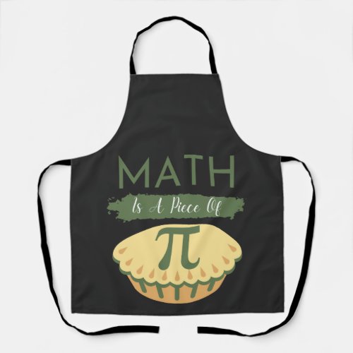 Math Is A Piece Of Pi Funny Pi Day 2023   Apron