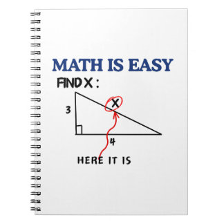 Math Is Easy Funny Notebook – Perfect Gift for Stu