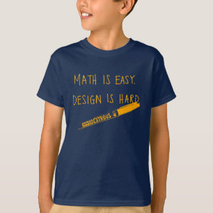 Math Is Easy, Kids T-Shirt