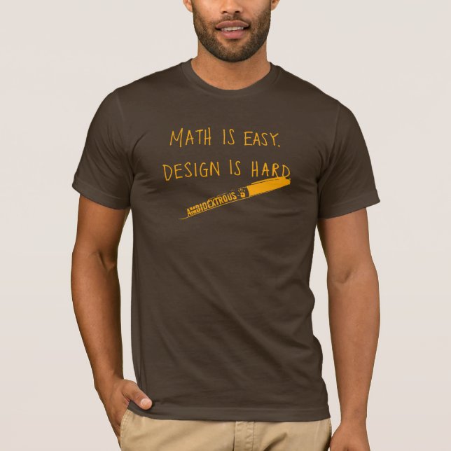 Math Is Easy, Men's T-Shirt (Front)