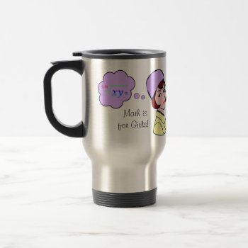 Math Is For Girls Mug by GroceryGirlCooks at Zazzle