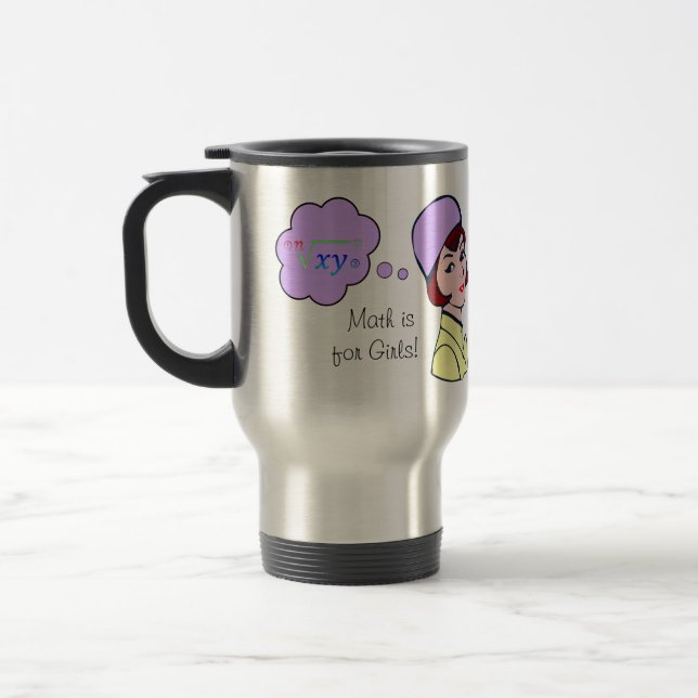 Math is for Girls Mug (Left)