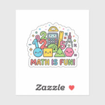 Math Is Fun Cute Colorful Math