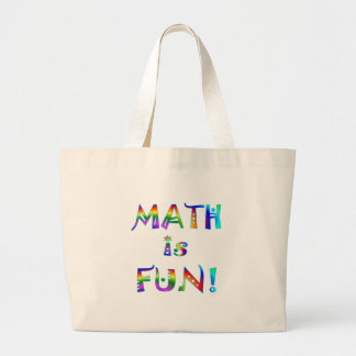 Math is Fun Large Tote Bag