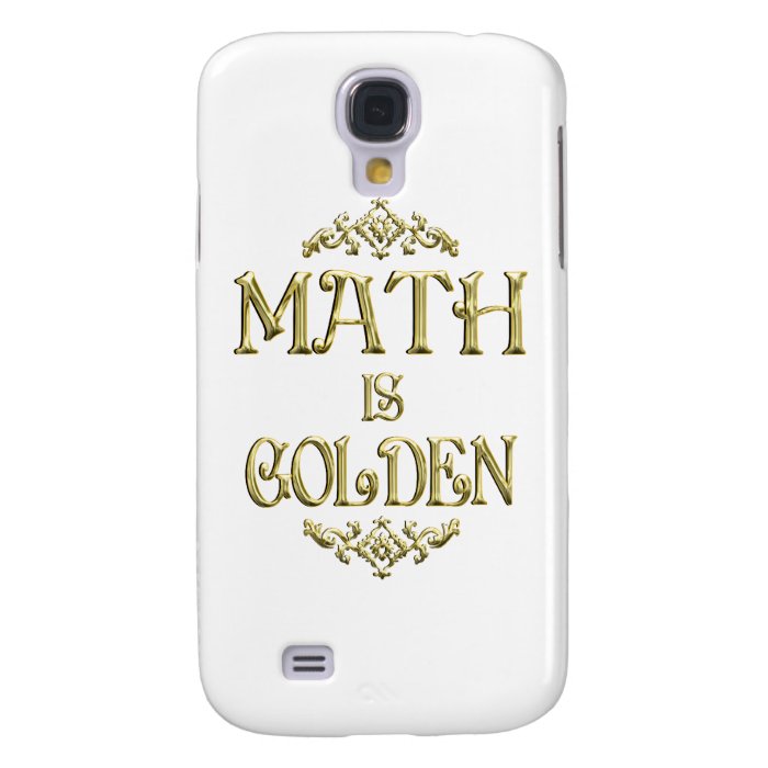 MATH is Golden Galaxy S4 Covers