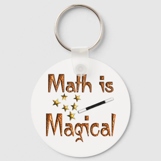 Math is Magical Keychain (Front)