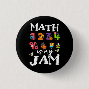 Math Is My Jam Teacher Appreciation Algebra Equati Button
