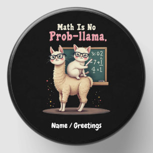 Math Is No Prob-llama Fun & Cute Math Inspiration Mini Candle Favors