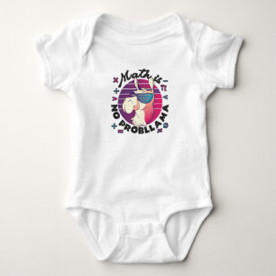 Math Is No ProbLlama Baby Bodysuit