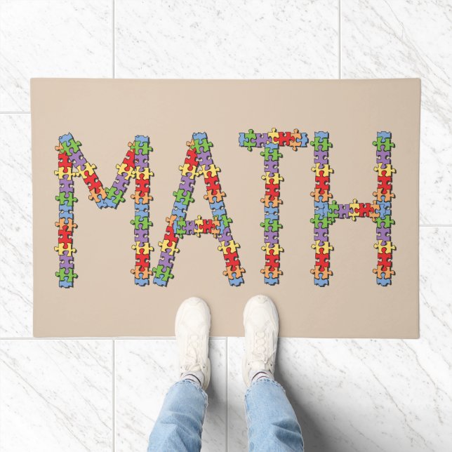 Math Jigsaw Doormat (Indoor)