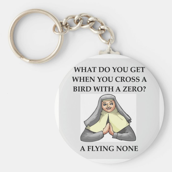 math joke keychain