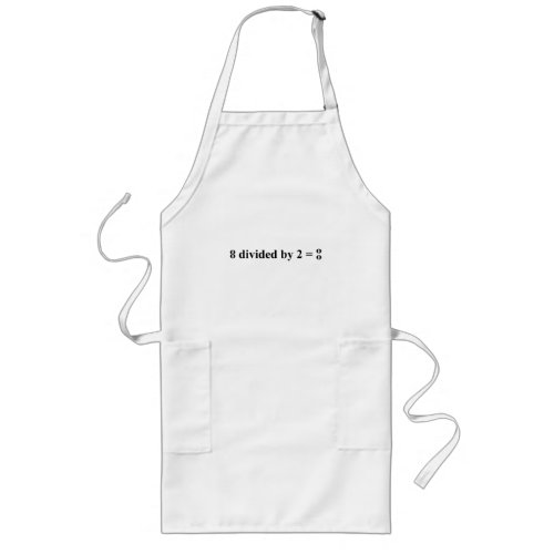 Math Joke Long Apron