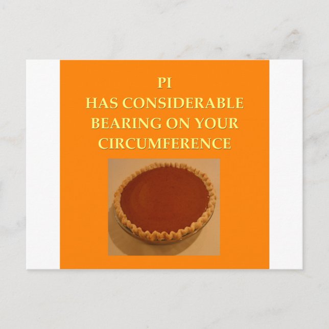 math joke postcard (Front)