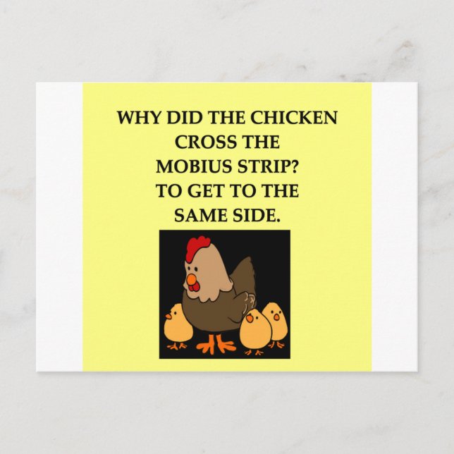 math joke postcard (Front)