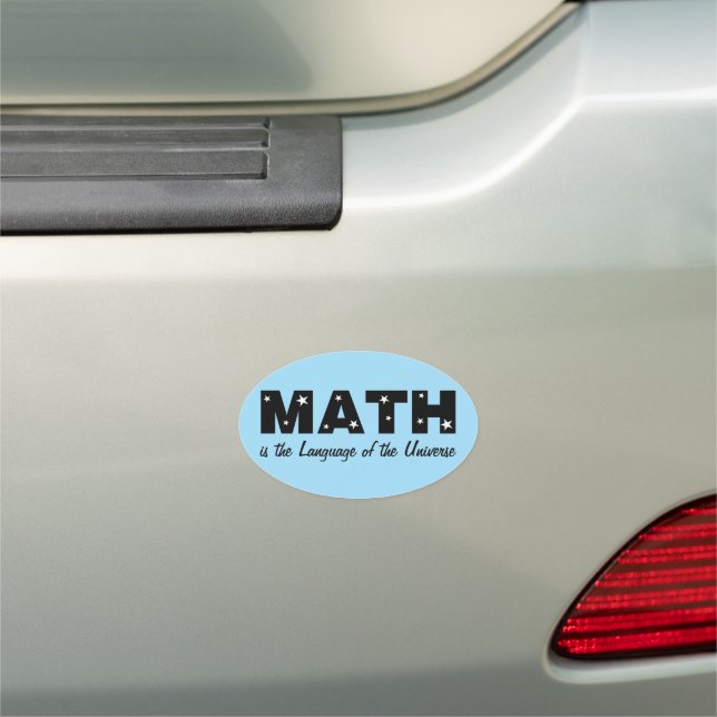 Math Language Of Universe Car Magnet (In Situ)