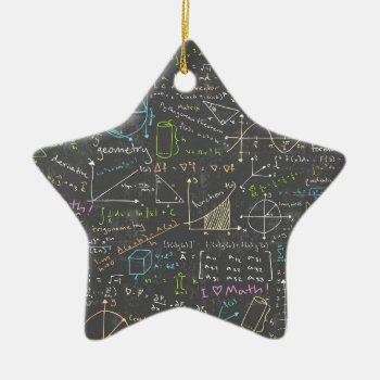 Math Lessons Ceramic Ornament by robyriker at Zazzle