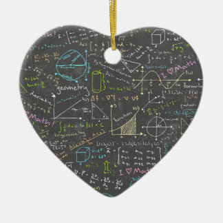 Math Lessons Ceramic Ornament