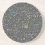 Math Lessons Coaster<br><div class="desc">Dozens of equations from various fields of math!</div>