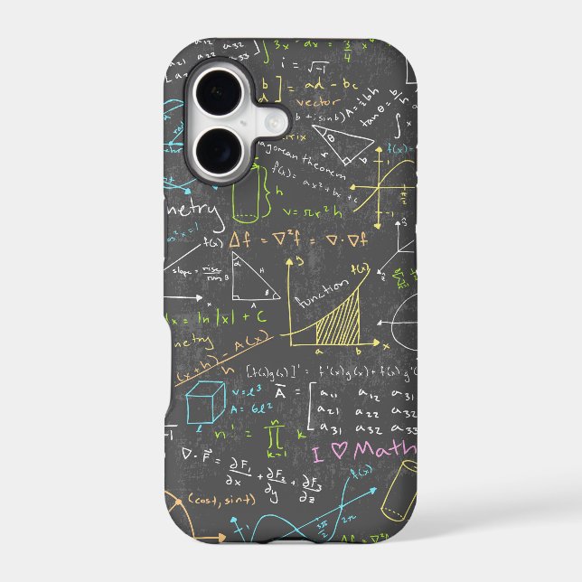 Math Lessons Iphone Case (Back)