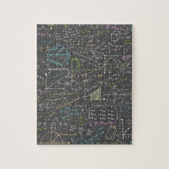 Math Lessons Jigsaw Puzzle by robyriker at Zazzle