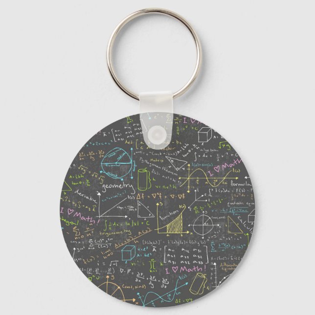 Math Lessons Keychain (Front)