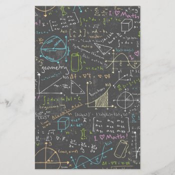 Math Lessons Stationery by robyriker at Zazzle