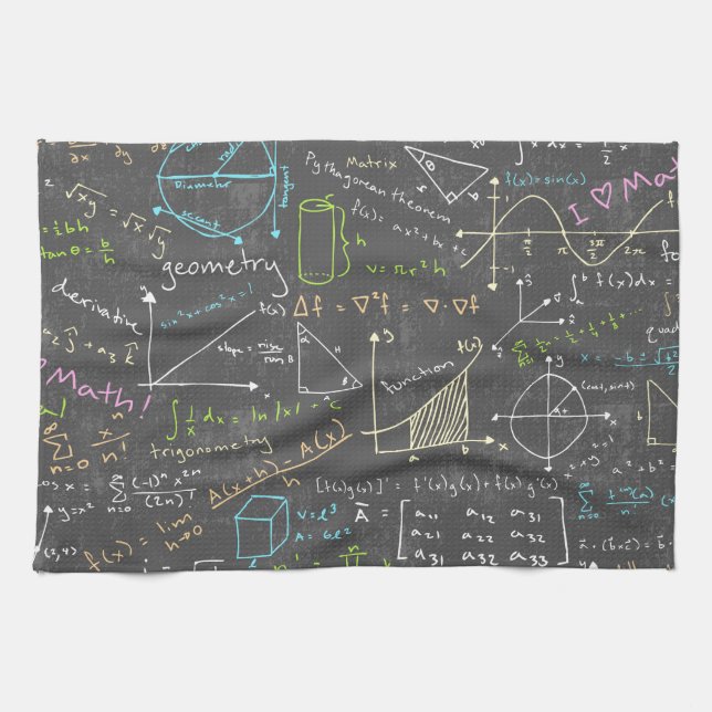 Math Lessons Towel (Horizontal)