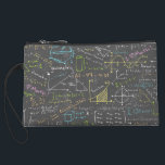 Math Lessons Wristlet<br><div class="desc">All your favorite equations in one place!</div>
