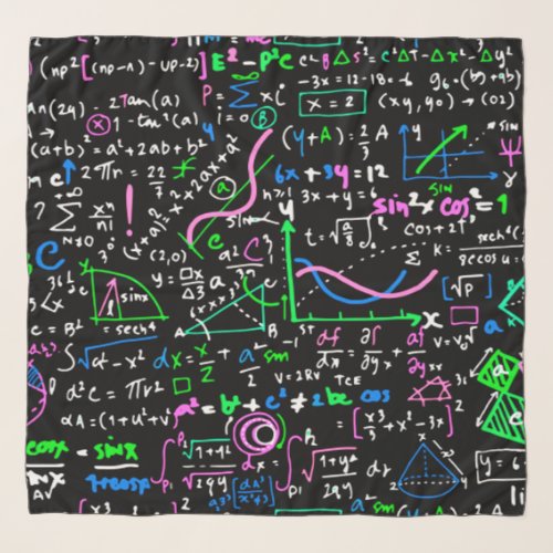 Math linear mathematics education circle scarf