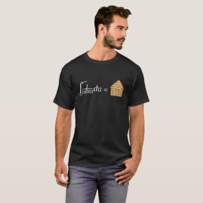 Math Log Cabin Integral Design T-Shirt