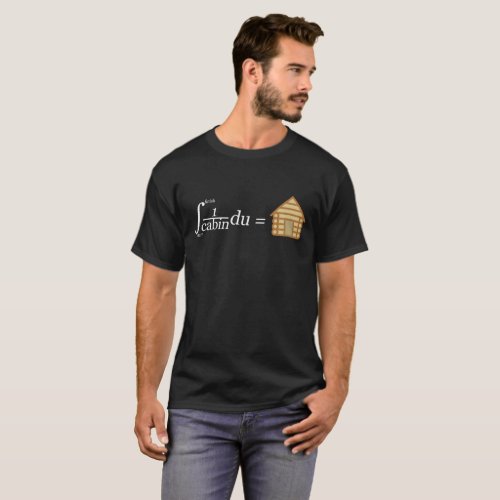 Math Log Cabin Integral Design T_Shirt