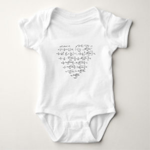 Math Love Baby Bodysuit