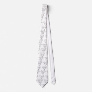Math Love Neck Tie