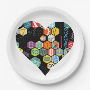 math love paper plates