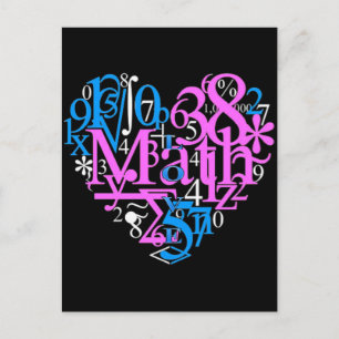 Math Love Postcard