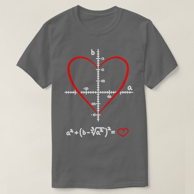 Math Lover Fun Skills Funny Valentines Day product T-Shirt (Design Front)