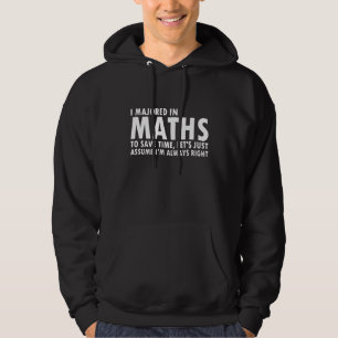 Math Major  Funny Mathematician  Nerd Science Stud Hoodie