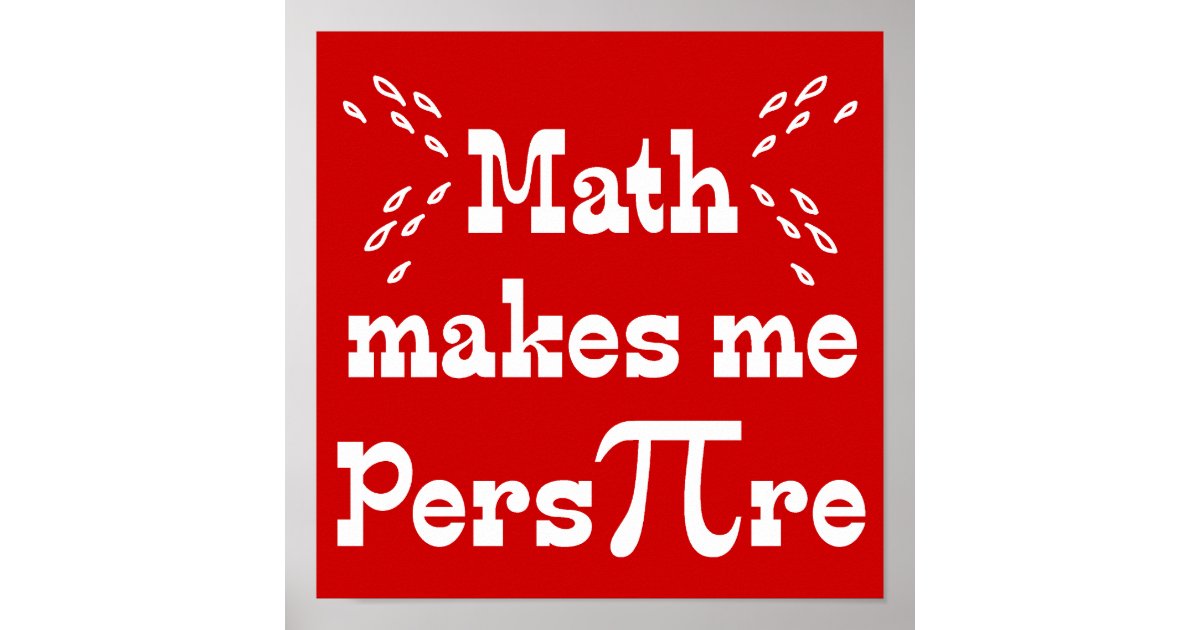math pi posters