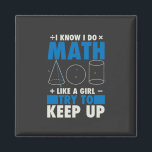 Math Math Teacher Pun Gift Magnet<br><div class="desc">Fun math design. Great gift ideas for Christmas or birthday. Perfect gifts for a math teacher.</div>