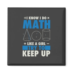 Math Math Teacher Pun Gift Magnet