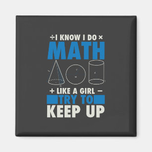 Math Math Teacher Pun Gift Magnet